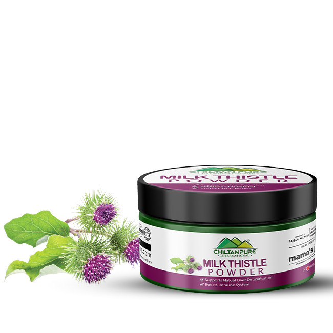 Milk Thistle Powder – Supports Natural Liver Detoxification, Boosts Milk Production & Immune System, Good for Bones