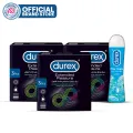Durex Condoms Extended Pleasure 3 Pcs (Pack of 3) + Durex Play Tingle Lube 50ml. 