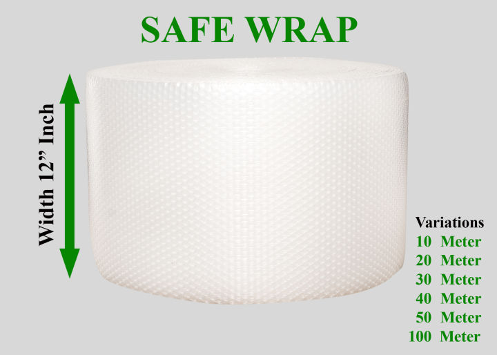 Bubble Wrapping Sheet / Bubble wrap/ Packing material /Strong Bubble / Length 10 Meter Width 12 inches/ Length 20 Meter Width 12 inches/ Length 30 Meter Width 12 inches/ Length 40 Meter Width 12 inches/ Length 50 Meter Width 12 inches/ Length 100 Meter Wi