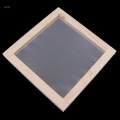 Wooden Paper Making Mould Frame Screen for Kids DIY Handmade Paper Handcraft 20 x 20cm. 