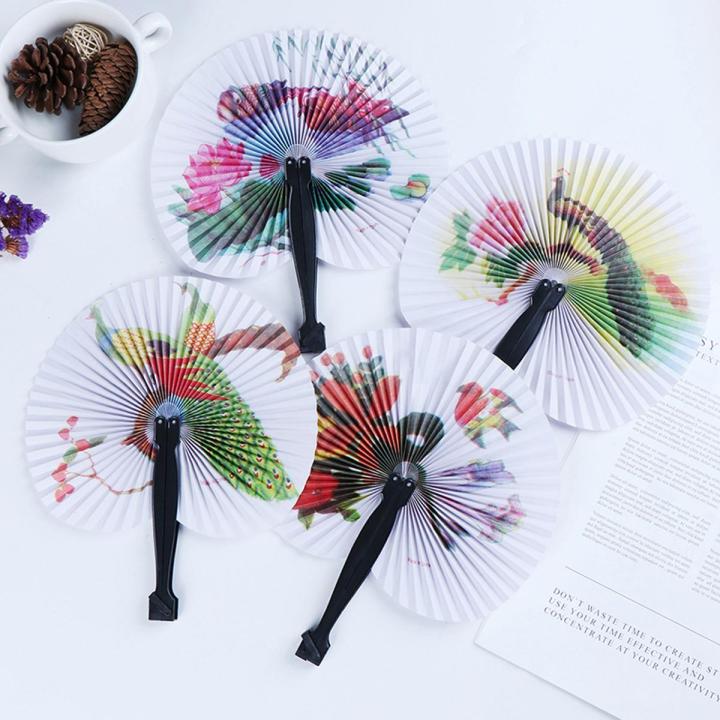 mini paper hand fans