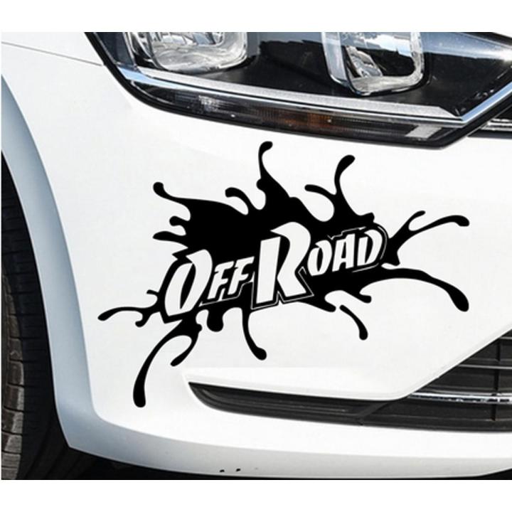 Art Design Off Road Carbon Sticker Funny Sticker On Car Stickers And Decals Rear Window Vinyl Car Styling