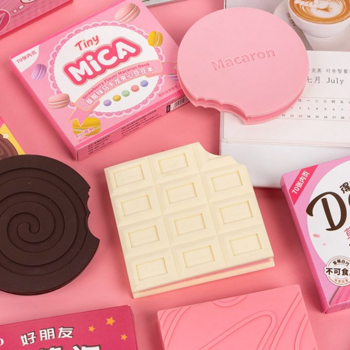 Creative Chocolate Notebook Biscuit School Students Bean Stress Relief Notebook Oreo Small Gift
