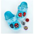 Jibbitz Avengers SpiderMan Captain America Jibitz Crocs Charm Jibbitz for Men DIY Marvel Iron Man Batman Charms Croc Pins Shoe Accessories Decorations. 