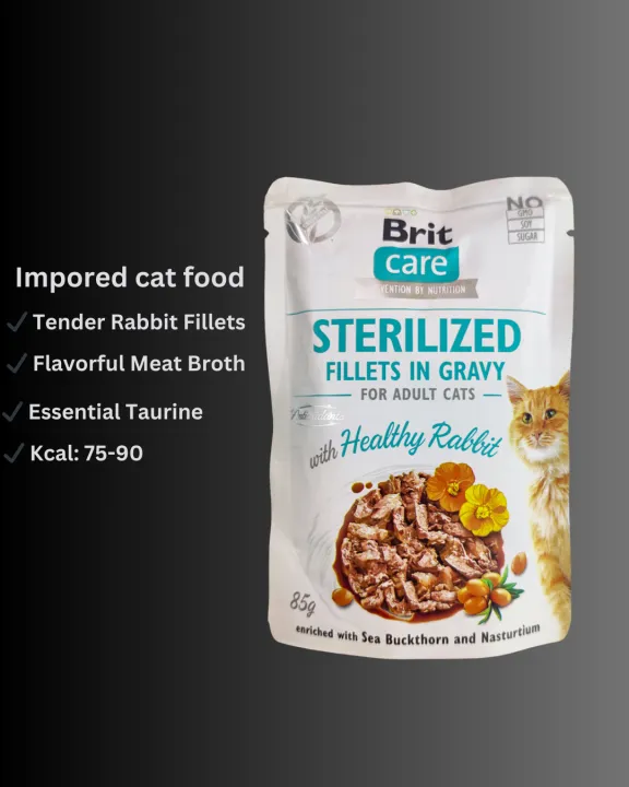 Imported%20Brit%20Care%20Cat%20Food%20%E2%80%93%20Fillets%20in%20Gravy%20%E2%80%93%20Healthy%20Rabbit%20%E2%80%93%20Premium%20Cat%20Meal%20(85g)%20-%20Image%202
