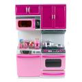Pink Modern Kitchen Toy Set for Girls - 12 inches. 