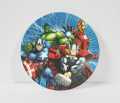 Avengers Theme Paper Plates - 7 Inch Size Plates - Paper Plates - Boys Theme - Pack Of 10 Paper Plates. 