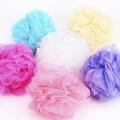 New Pack Of 1 Mesh Soft Bath Sponge Body Pouf Shower Loop Scrubber In Random Color. 