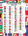 Table Flag with Stand for Office & Home Decor | Executive Desk & Conference Room Decoration | High-Quality Flag for Schools, Offices & Events. 