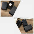 Compact Watch Box Drawer type Black Fashion Watch Storage Box Luxury Pull-out Watch Case for Gift Wrapping Watch Collection Jewelry Organization Jewellry Accessories Display. 