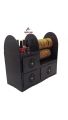 bangle stand,3 drawers,Cabinets,bangle stand with space saver,desk organizer, wooden Jewellery Box, rack, shelf, laser cut,Brushes Holder Stand with Drawer –churi stand- Princecard Store. 