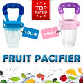 Pacifier for baby | fruit pacifier | Chosni for babies | Fruit Feeder | Soother | Teether | Feeding for infant | Fruit and Vegetable Feeding Pacifier | Baby fruit pacifier | random color. 