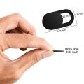 12PC Round Camera Protective Cover Phone Flat Lens Cover Stickers Computer Camera Sliding Protection Sticker For Mobile Phone-6pcs black. 