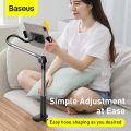 Baseus Tablet/ Mobile Holder, Adjustable Long Arm Lazy Phone Holder for Bed, Compatible with Mobile Phones & Tablets. 