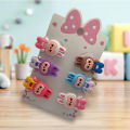 3 Pcs Labubu Kids’ Hair Clips Random - Cute Cartoon Characters for Everyday Wear. 