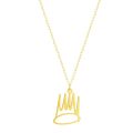Chandler Born Sinner Crown Necklace Simplify Exquisite Pendant Choker Necklace Engagement Jewelryfor Women Men. 