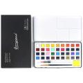 Giorgione G-1636 Solid Water Color Watercolor Paint Set With Black Tin Box 36 color set artist transparent water color. 