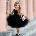 Black Fancy Frock For Girls. 