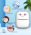 Mini Printer Inkless Bluetooth Portable Photo Printing 57mm for Android IOS Fit for Adhesive Label Thermal Papers.. 