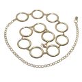 Metal Circle Chain Ladies Dress Belt Gold Color Belt for Women Fashion Long Tassel Female Waist Chain Belt pasek damski. 