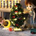 1/12 Dollhouse Miniature Led String Lights Dollhouse Christmas Tree Decor For Festival Xmas Accessories Decoration. 