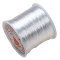 White Stretchy Elastic Crystal String Cord Thread for Jewelry Making Beading Bracelet Wire (80 Yards 0.5 mm). 