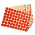 19mm Circles Round Code Stickers Self Adhesive Sticky Labels Red. 