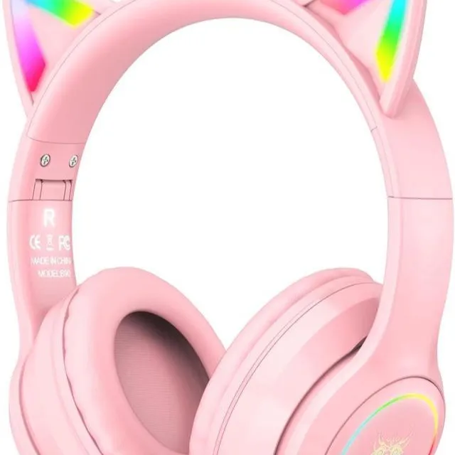 Cat%20Ear%20LED%20Light%20Up%20Wireless%20Bluetooth%20Headphones%20for%20Kids%20with%20Microphone,%20Pink%20-%20Image%208