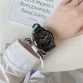 【Can last for 5 years】 ZLiME Retro Small Square Plate Temperament Student's Watch   Niche High-Grade Belt Bowl Watch Ladies   Waterproof Quartz Watch. 