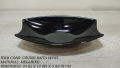 1 Piece Melamine Cruise Raita Bowl - Serving Bowl - Melamine Material - White & Black. 