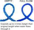100FT Garden Hose Pipes Flexible Water Hose Pipe Expanding Magic Hose with 7 Multi-Functional Nozzles & 2 Connectors, Blue. 