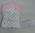 Teether glove. 