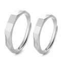 925 Silver Plated Couple Rings for Boys & Girls – Adjustable Matching Promise Rings, Copper Material, Stylish Couple Jewelry Pakistan. 