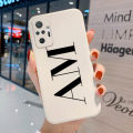 Personalized Letter Diy Name Case For Xiaomi Redmi Note 11 12 10 8 9 Pro 8T 10C Case Poco X5 X3 Pro M5 Mi 11 Lite 5G NE 11T Pro. 