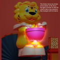 Electric Toy Move Posture 2022 Electric Tiger Playing Drum Interactive Toy. 