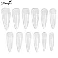 Monja 550PCS Matte Soft Gel Tips False Press on Coffin Almond Oval Square Nail Extension Acrylic Artificial Manicures Tools. 
