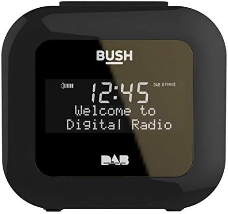Bush USB DAB Clock Radio - Black UK IMPORT