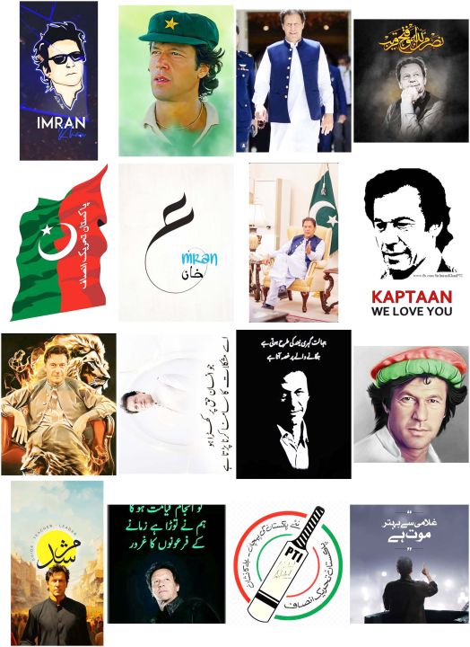 Imran khan stickers political stickers Stickers for laptop  mobile