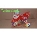 Turbo Baby Tricycle Rubber Foam Tyre Music With Lights. 