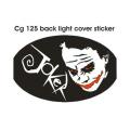 CG 125 back light cover sticker   Pvc Sticker For Bikes,Cars,Laptop 0078. 