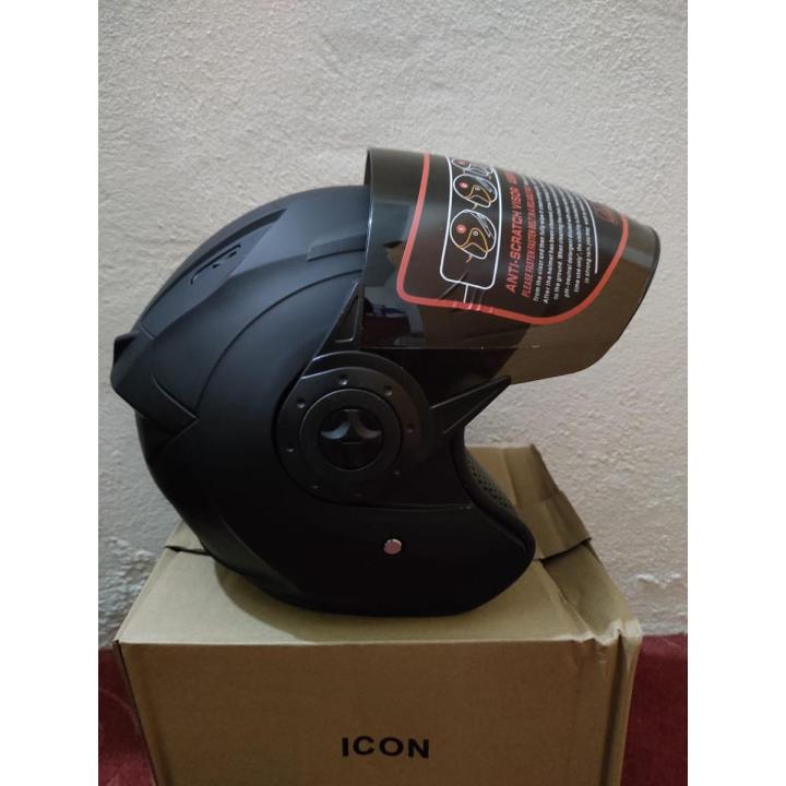 ICON 222 BURAAK 210 HALFACE HELMET FOR BIKE