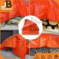 Waterproof Orange Tarpal Heavy Duty PVC Tarp, for Canopy Tent, Boat, Pool Cover. 