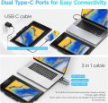 UGEE UE12 Plus Digital Pen Tablet Monitor with 11.9 HD Screen 127%sRGB 8192 Graphic Drawing Tablet support Windows/mac/Android. 