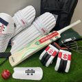 Club Cricket Ready: A Complete Hard Ball Cricket Kit for Aspiring Stars - The Perfect Cricket Setup with 10 Essential Items for Under 19 Academy Players. 