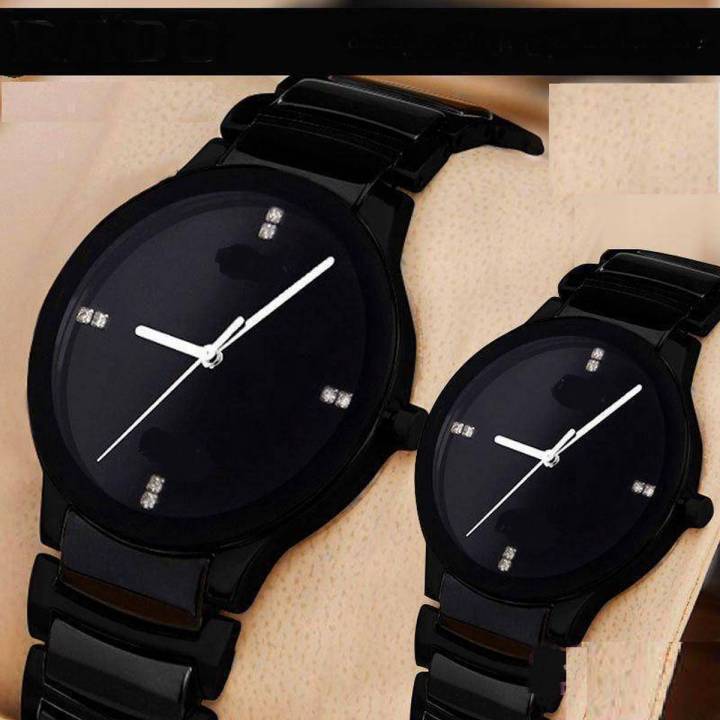 Couple Stylish Watch For Men Women Stainless Steel Wrist Watch