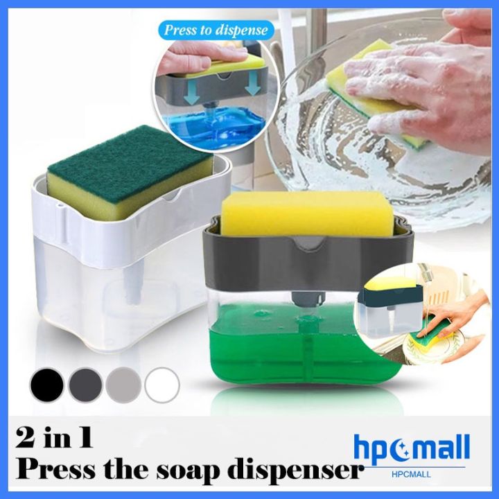 High%20Quality%20Imported%20Liquid%20Soap%20Dispenser%20Set%20With%20Free%20Sponge%20Push-Out%20Liquid%20Dispenser%20Kitchen%20Dishwashing%20Automatic%20Dispenser%20Caddy%20Organizer%20Holder%20for%20Kitchen%20Sink%20Tidy%20-%20Image%202