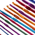 12/14Pcs Colorful Aluminum Weave Crochet Hooks Knitting Needles 2-10mm Kit Craft. 
