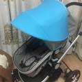 Toddler Baby Strollers Sun Shade Canopy with Buckle Necessary Accessories Blue. 
