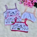 Pack Of 3 New Fashion Teenage Solid Soft Cotton Intimates Young Girls Teenage Training Sports Bra Kids Brassiere Lingerie Training Bra Multi Print Bras For Girls (8-16) Years. 
