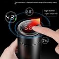 500ml Temperature Display Water Bottle, Coffee Travel Mug Leakproof Smart Mug, Coffee Thermos, Smart tea Bottle, Tea Infuser Bottle, Sports Water Bottle, Double Wall Vacuum Insulated Water Bottle, Vacuum Insulated Mug 304 Stainless Steel, led Touch Scr. 